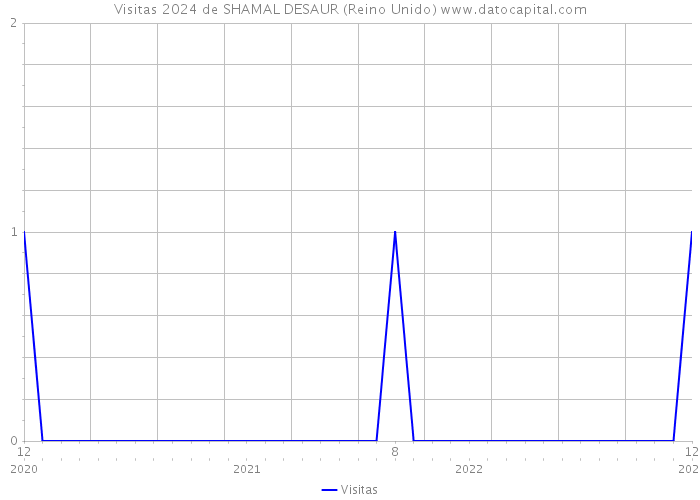 Visitas 2024 de SHAMAL DESAUR (Reino Unido) 