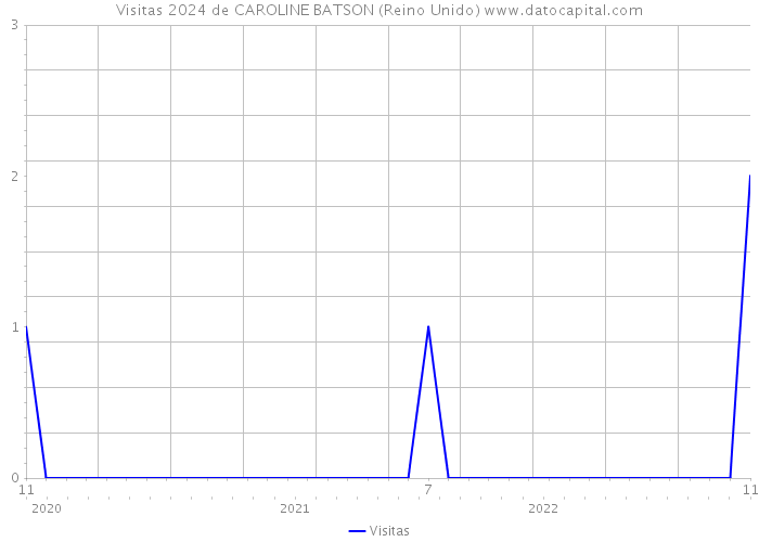 Visitas 2024 de CAROLINE BATSON (Reino Unido) 