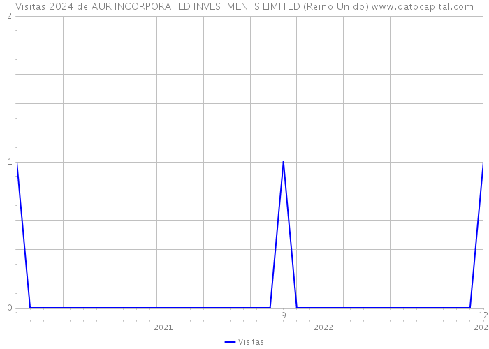 Visitas 2024 de AUR INCORPORATED INVESTMENTS LIMITED (Reino Unido) 