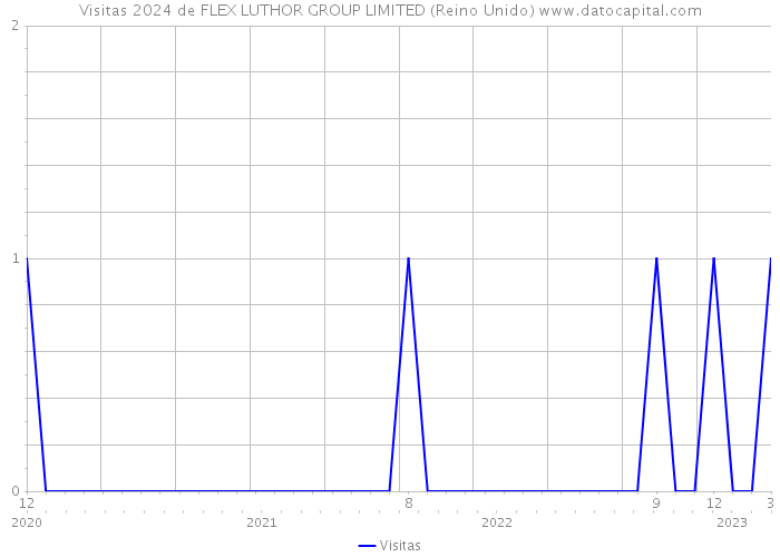 Visitas 2024 de FLEX LUTHOR GROUP LIMITED (Reino Unido) 