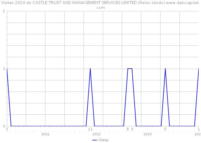 Visitas 2024 de CASTLE TRUST AND MANAGEMENT SERVICES LIMITED (Reino Unido) 