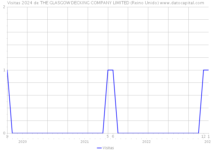 Visitas 2024 de THE GLASGOW DECKING COMPANY LIMITED (Reino Unido) 