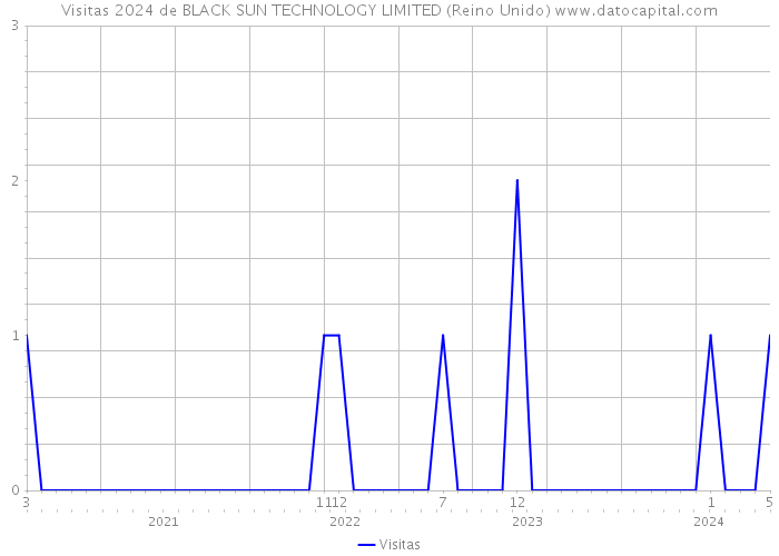 Visitas 2024 de BLACK SUN TECHNOLOGY LIMITED (Reino Unido) 