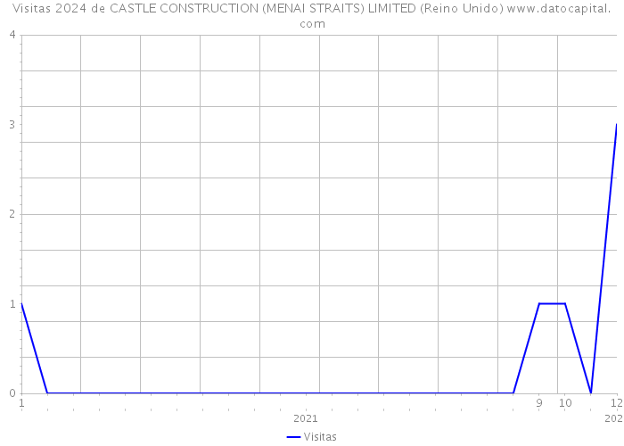 Visitas 2024 de CASTLE CONSTRUCTION (MENAI STRAITS) LIMITED (Reino Unido) 
