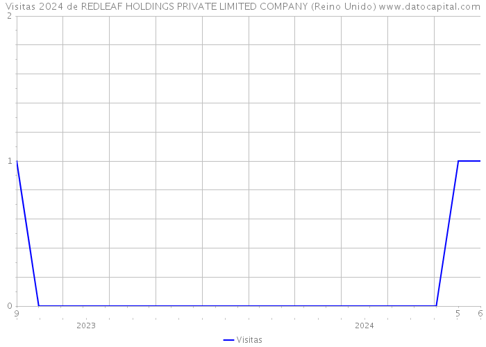 Visitas 2024 de REDLEAF HOLDINGS PRIVATE LIMITED COMPANY (Reino Unido) 