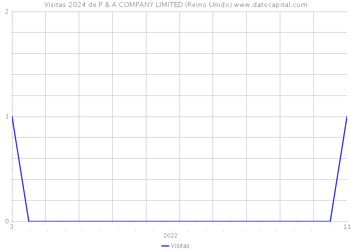 Visitas 2024 de P & A COMPANY LIMITED (Reino Unido) 