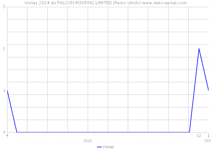 Visitas 2024 de FALCON ROOFING LIMITED (Reino Unido) 