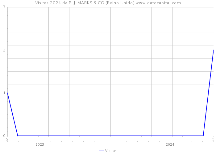 Visitas 2024 de P. J. MARKS & CO (Reino Unido) 