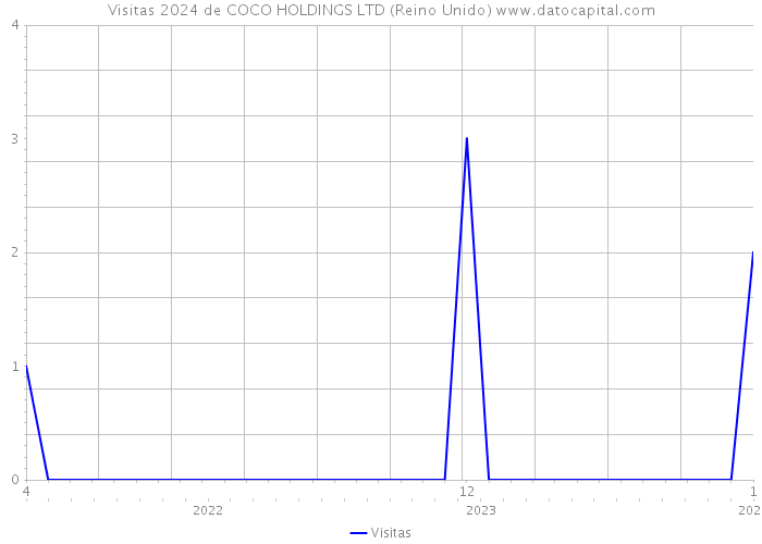 Visitas 2024 de COCO HOLDINGS LTD (Reino Unido) 