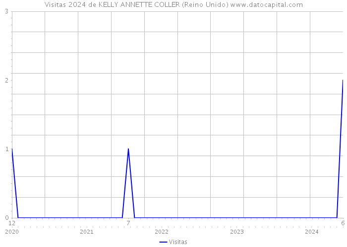 Visitas 2024 de KELLY ANNETTE COLLER (Reino Unido) 