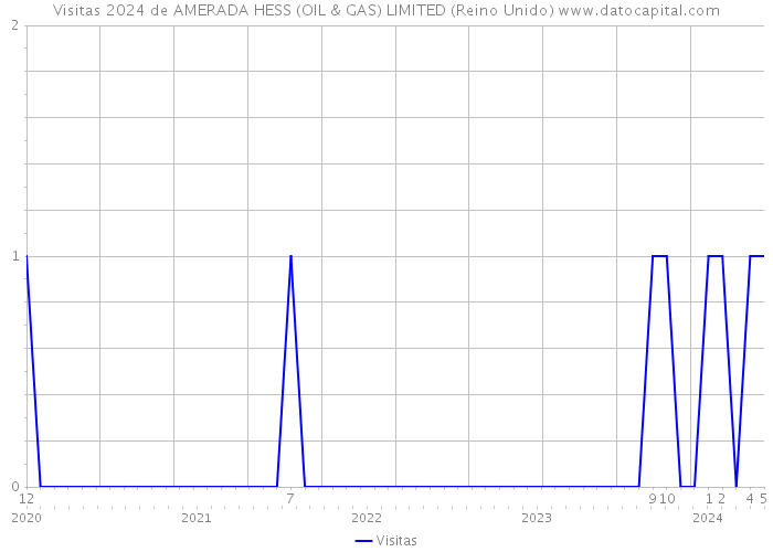 Visitas 2024 de AMERADA HESS (OIL & GAS) LIMITED (Reino Unido) 