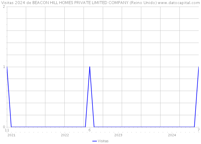 Visitas 2024 de BEACON HILL HOMES PRIVATE LIMITED COMPANY (Reino Unido) 