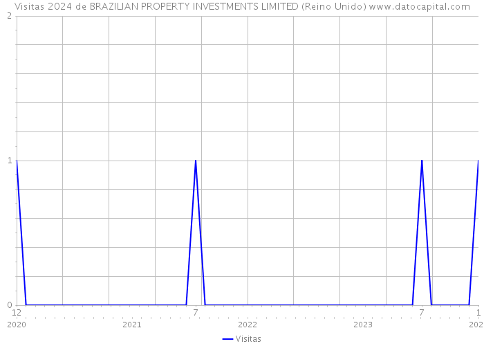 Visitas 2024 de BRAZILIAN PROPERTY INVESTMENTS LIMITED (Reino Unido) 