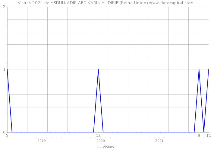 Visitas 2024 de ABDULKADIR ABDIKARIN ALIDIRIE (Reino Unido) 