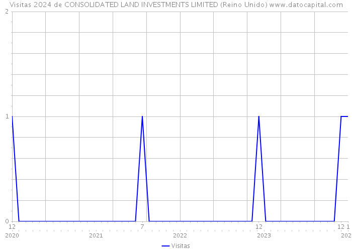 Visitas 2024 de CONSOLIDATED LAND INVESTMENTS LIMITED (Reino Unido) 