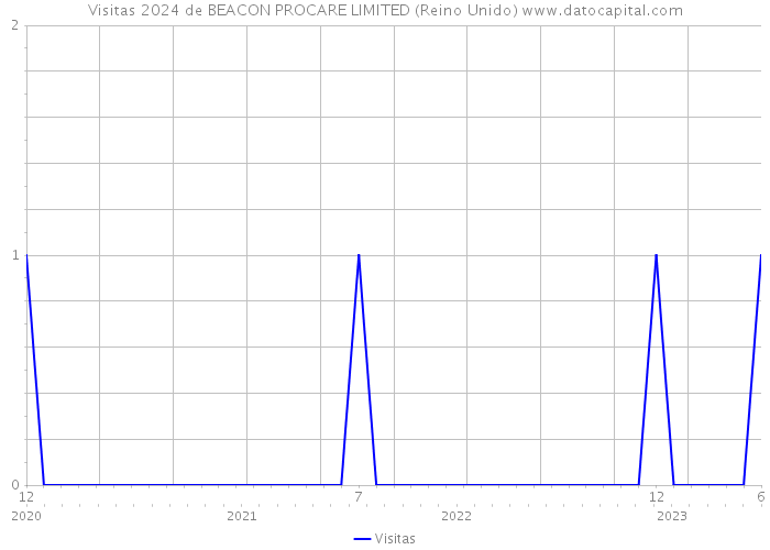 Visitas 2024 de BEACON PROCARE LIMITED (Reino Unido) 