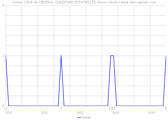 Visitas 2024 de CENTRAL GUILDFORD ESTATES LTD (Reino Unido) 