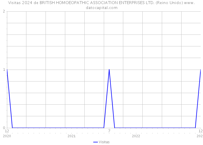 Visitas 2024 de BRITISH HOMOEOPATHIC ASSOCIATION ENTERPRISES LTD. (Reino Unido) 