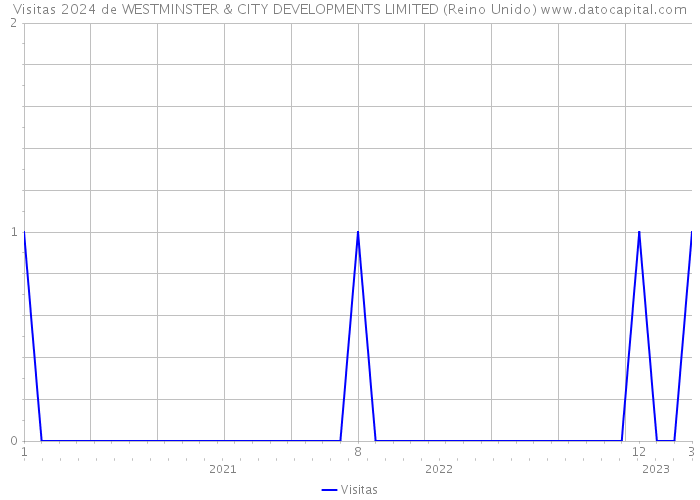 Visitas 2024 de WESTMINSTER & CITY DEVELOPMENTS LIMITED (Reino Unido) 