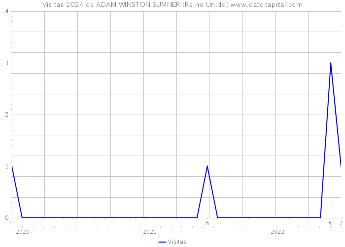 Visitas 2024 de ADAM WINSTON SUMNER (Reino Unido) 