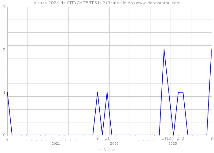 Visitas 2024 de CITYGATE TPS LLP (Reino Unido) 