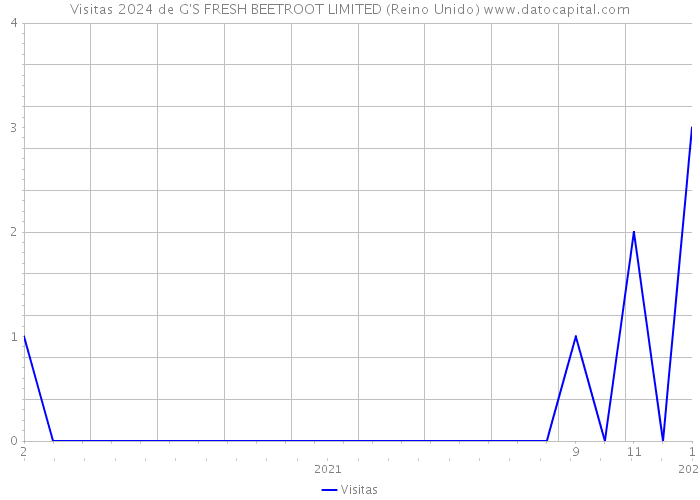 Visitas 2024 de G'S FRESH BEETROOT LIMITED (Reino Unido) 