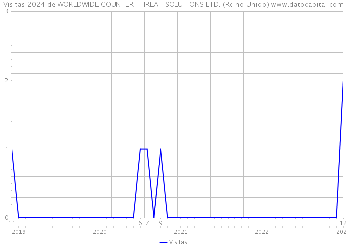 Visitas 2024 de WORLDWIDE COUNTER THREAT SOLUTIONS LTD. (Reino Unido) 