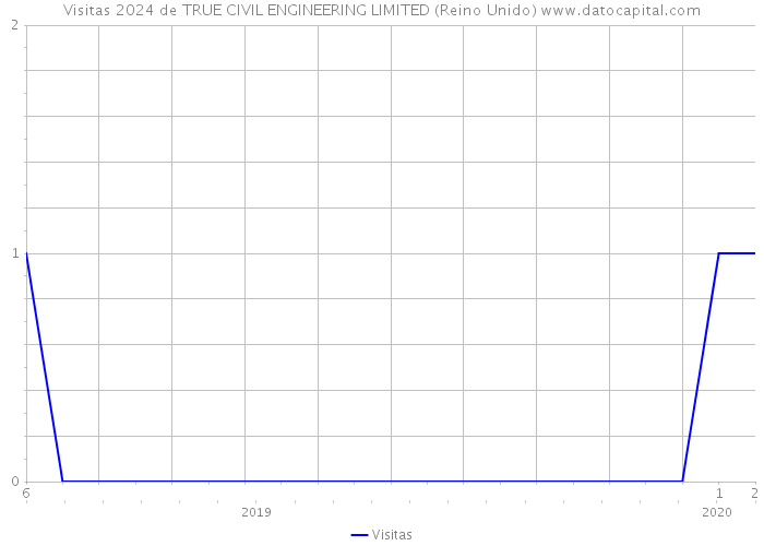 Visitas 2024 de TRUE CIVIL ENGINEERING LIMITED (Reino Unido) 