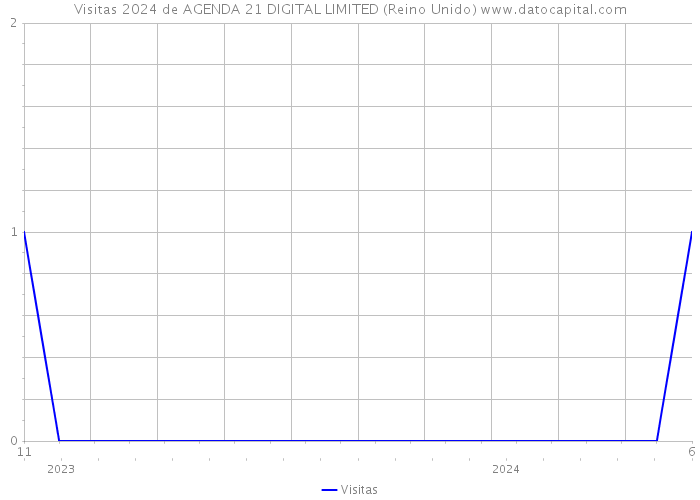 Visitas 2024 de AGENDA 21 DIGITAL LIMITED (Reino Unido) 