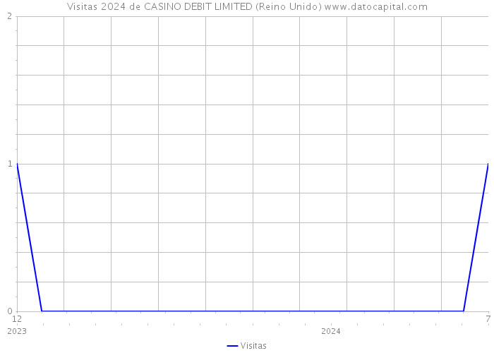 Visitas 2024 de CASINO DEBIT LIMITED (Reino Unido) 