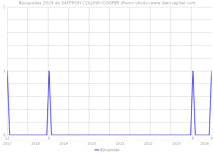 Búsquedas 2024 de SAFFRON COLLINS-COOPER (Reino Unido) 