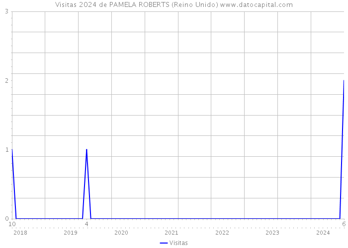 Visitas 2024 de PAMELA ROBERTS (Reino Unido) 