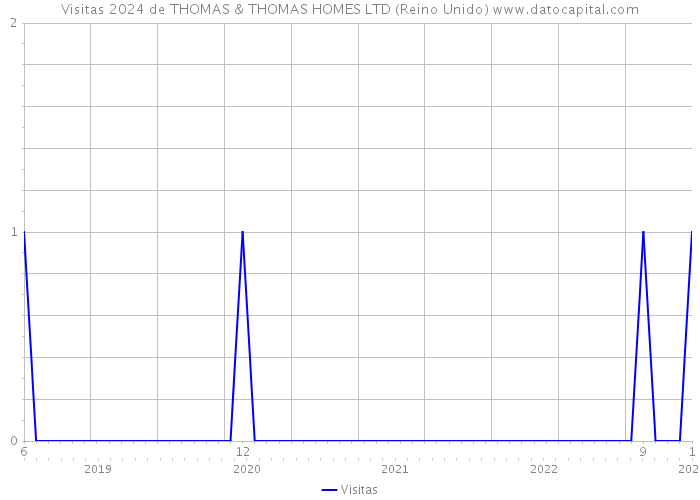 Visitas 2024 de THOMAS & THOMAS HOMES LTD (Reino Unido) 