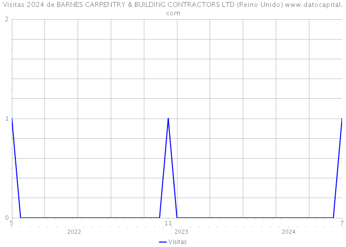 Visitas 2024 de BARNES CARPENTRY & BUILDING CONTRACTORS LTD (Reino Unido) 