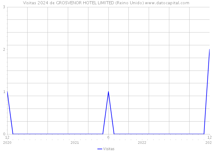 Visitas 2024 de GROSVENOR HOTEL LIMITED (Reino Unido) 