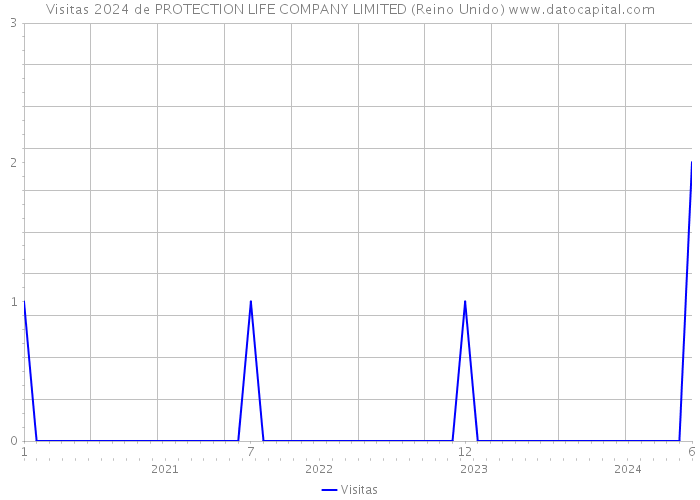 Visitas 2024 de PROTECTION LIFE COMPANY LIMITED (Reino Unido) 