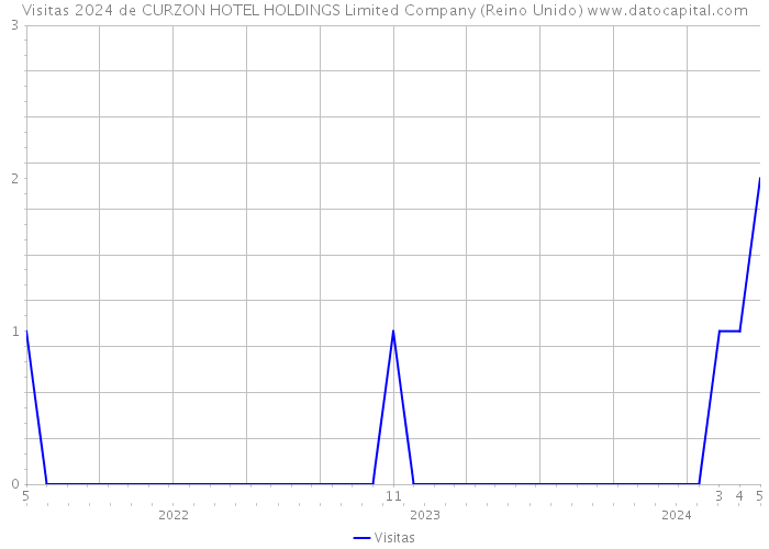 Visitas 2024 de CURZON HOTEL HOLDINGS Limited Company (Reino Unido) 