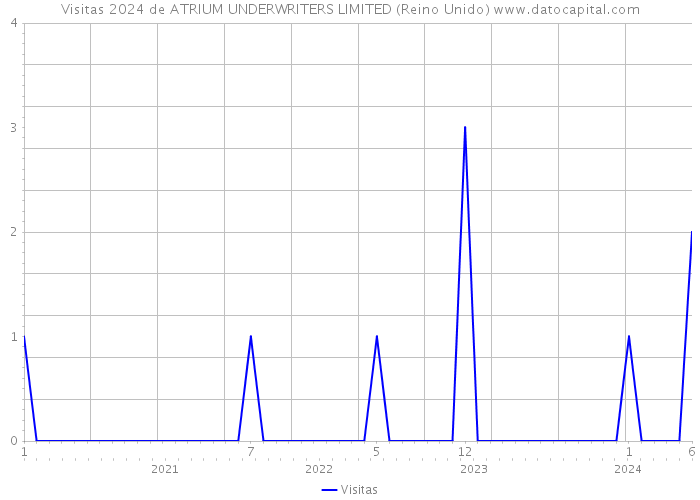 Visitas 2024 de ATRIUM UNDERWRITERS LIMITED (Reino Unido) 