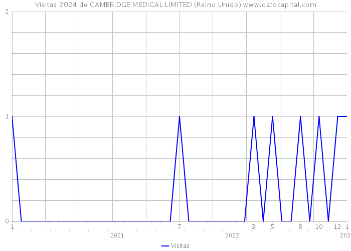 Visitas 2024 de CAMBRIDGE MEDICAL LIMITED (Reino Unido) 