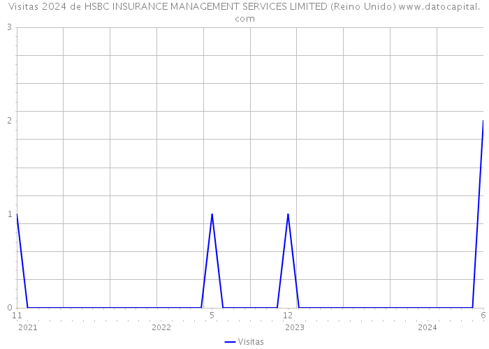 Visitas 2024 de HSBC INSURANCE MANAGEMENT SERVICES LIMITED (Reino Unido) 