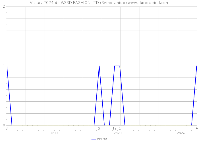 Visitas 2024 de WZRD FASHION LTD (Reino Unido) 