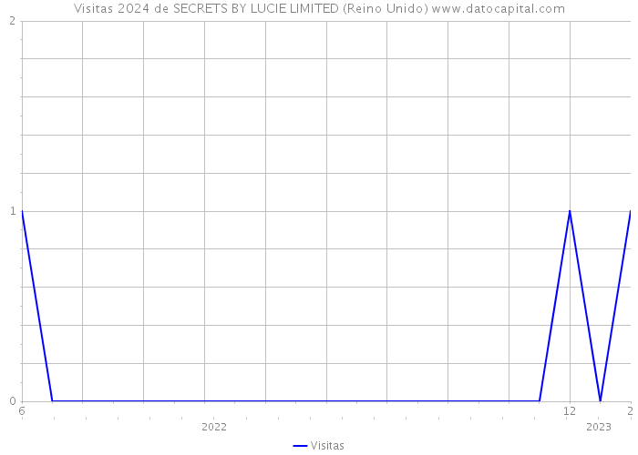 Visitas 2024 de SECRETS BY LUCIE LIMITED (Reino Unido) 