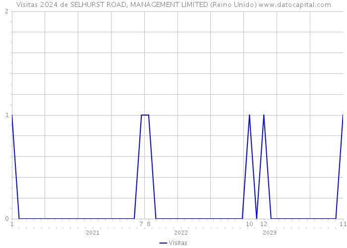 Visitas 2024 de SELHURST ROAD, MANAGEMENT LIMITED (Reino Unido) 