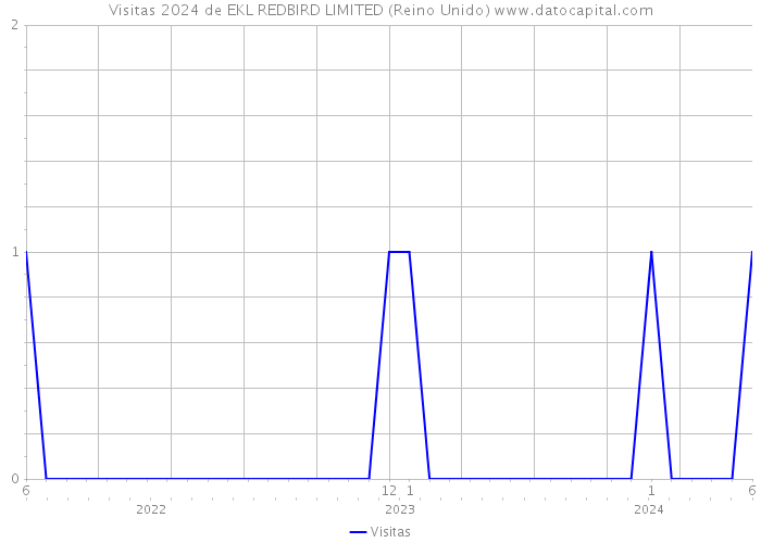 Visitas 2024 de EKL REDBIRD LIMITED (Reino Unido) 