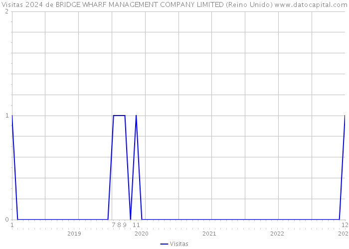 Visitas 2024 de BRIDGE WHARF MANAGEMENT COMPANY LIMITED (Reino Unido) 