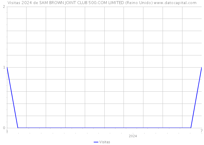 Visitas 2024 de SAM BROWN JOINT CLUB 500.COM LIMITED (Reino Unido) 