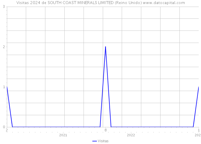 Visitas 2024 de SOUTH COAST MINERALS LIMITED (Reino Unido) 