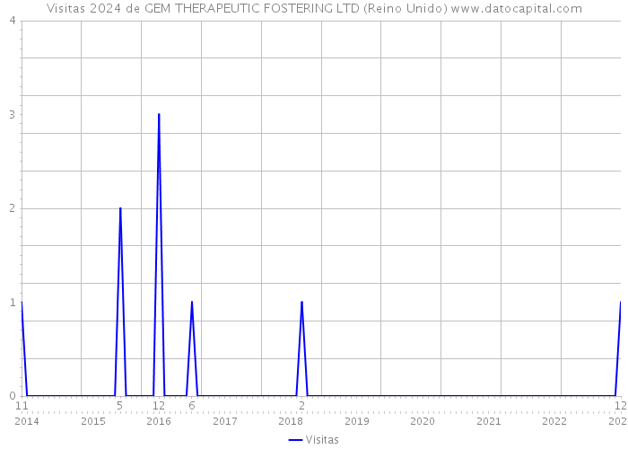 Visitas 2024 de GEM THERAPEUTIC FOSTERING LTD (Reino Unido) 