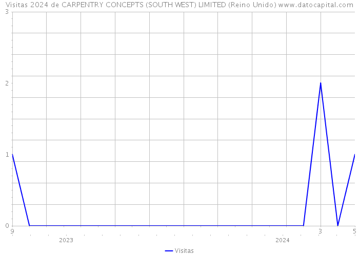 Visitas 2024 de CARPENTRY CONCEPTS (SOUTH WEST) LIMITED (Reino Unido) 