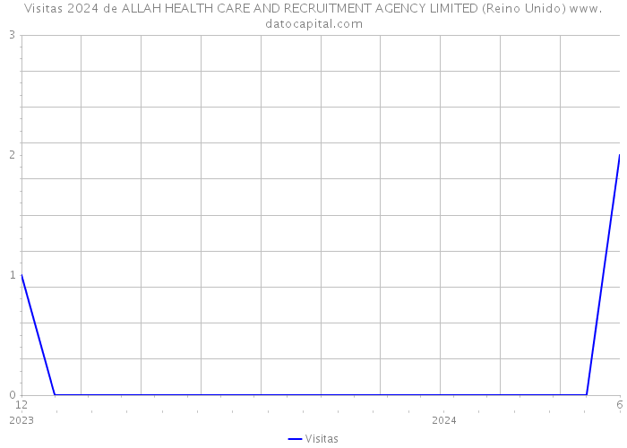 Visitas 2024 de ALLAH HEALTH CARE AND RECRUITMENT AGENCY LIMITED (Reino Unido) 